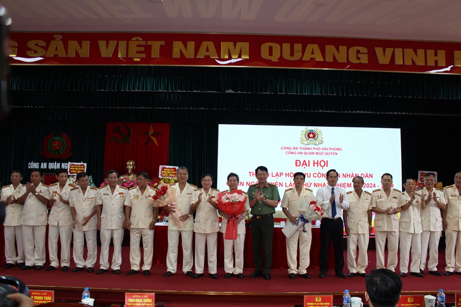 Tổ chức thành công Đại hội thành lập Hội cựu Công an nhân dân quận Ngô Quyền nhiệm kỳ 2024 -2029